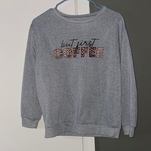 Gray Graphic Women's Sweater